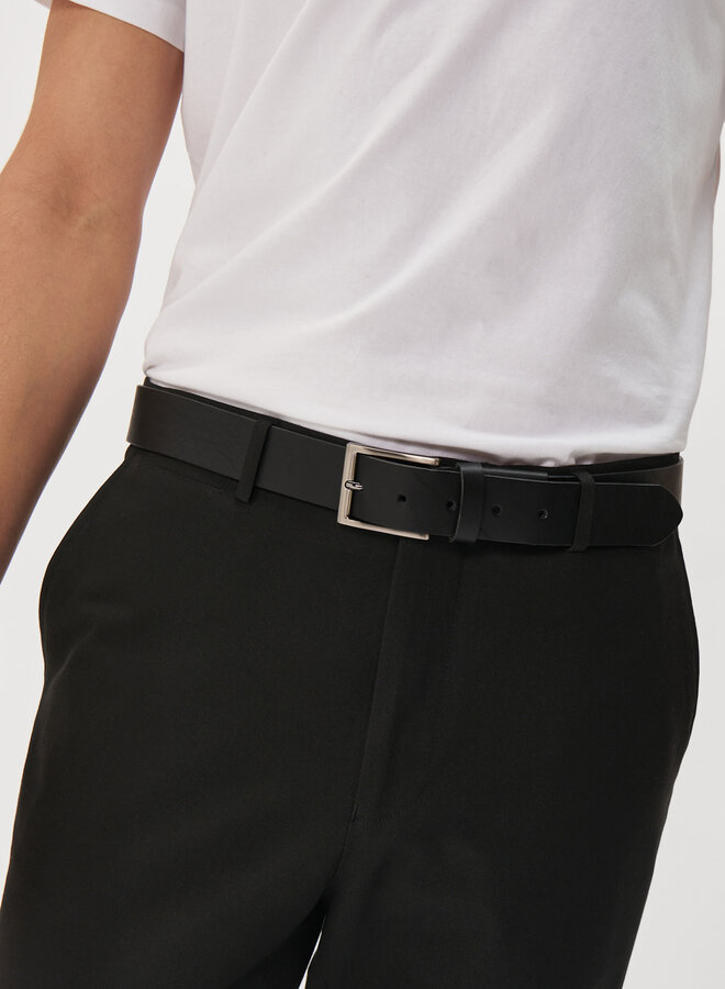 Ceinture Matinique Zande en cuir noire
