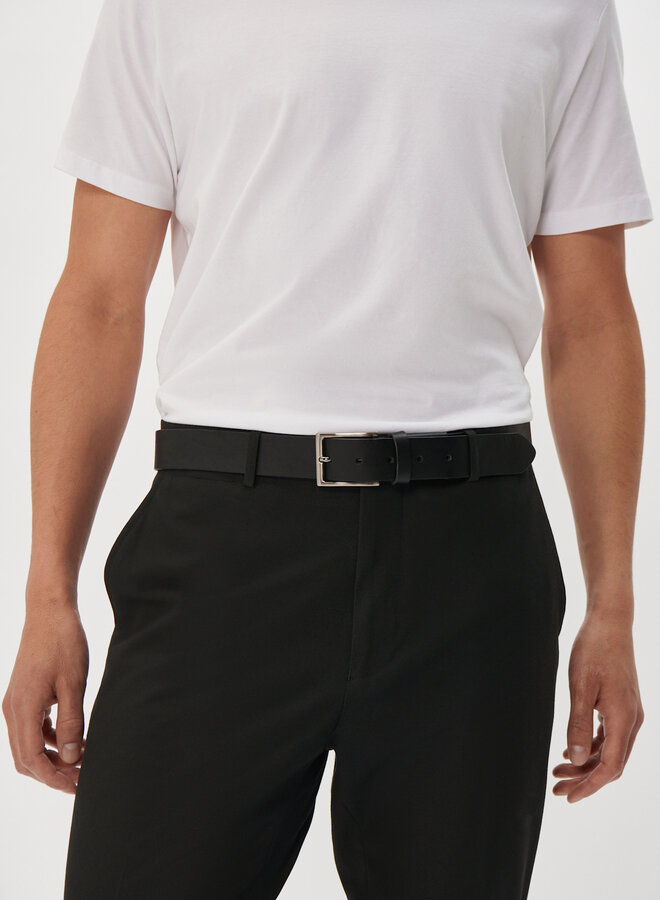 Ceinture Matinique Zande en cuir noire