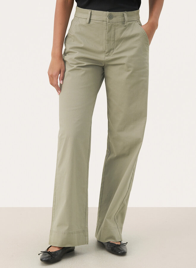 Pantalon Part Two Belme vert vétiver