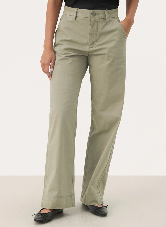 Pantalon Part Two Belme vert vétiver