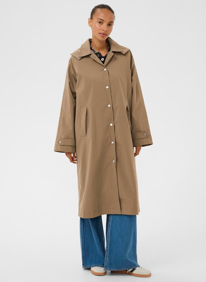 Imperméable Part Two Yoko beige taupe shitake