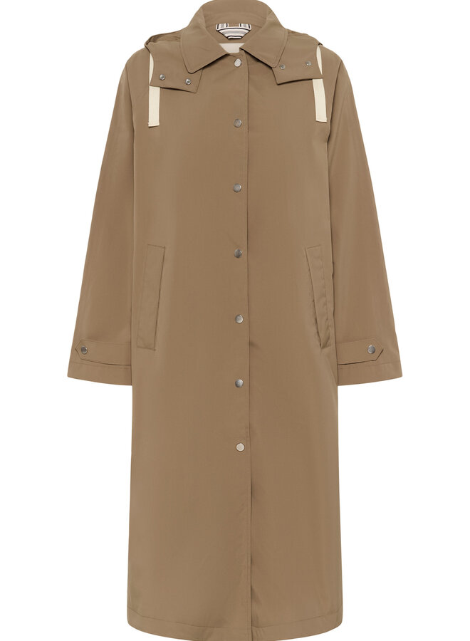 Imperméable Part Two Yoko beige taupe shitake