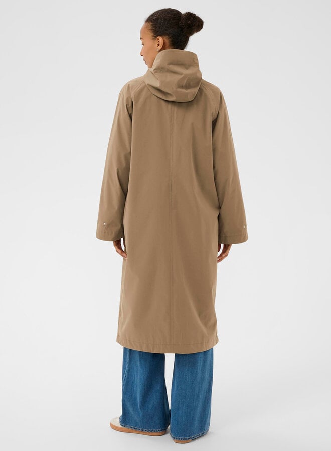Imperméable Part Two Yoko beige taupe shitake