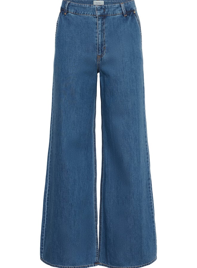 Jeans Part Two Safinas en denim bleu moyen