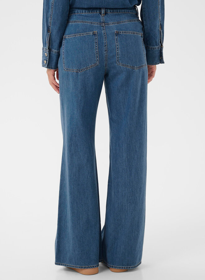 Jeans Part Two Safinas en denim bleu moyen