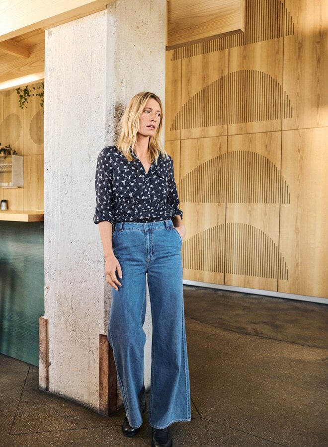 Jeans Part Two Safinas en denim bleu moyen