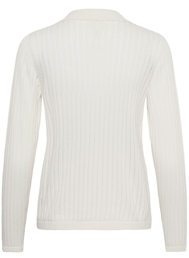 Tricot Part Two Zaria à col polo écru