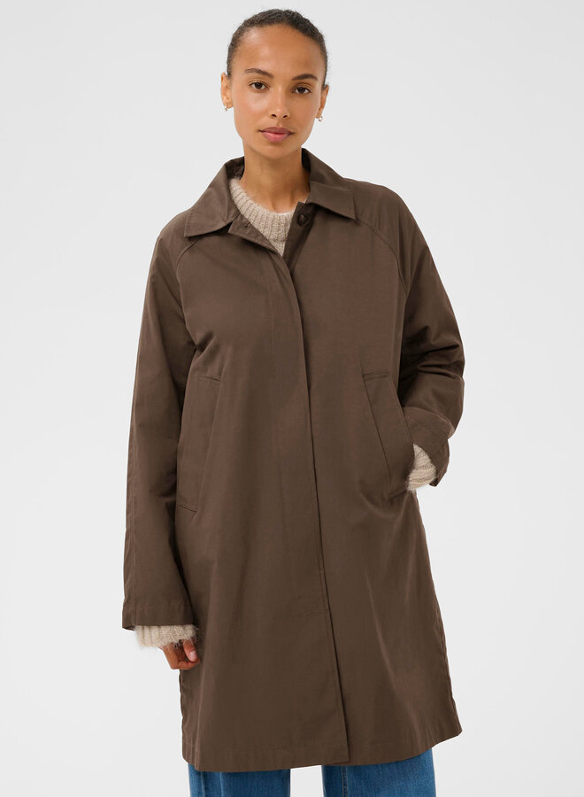 Trench Part Two Ettie brun chocolat