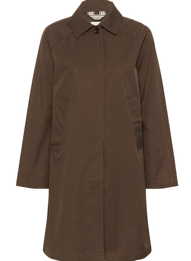 Trench Part Two Ettie brun chocolat