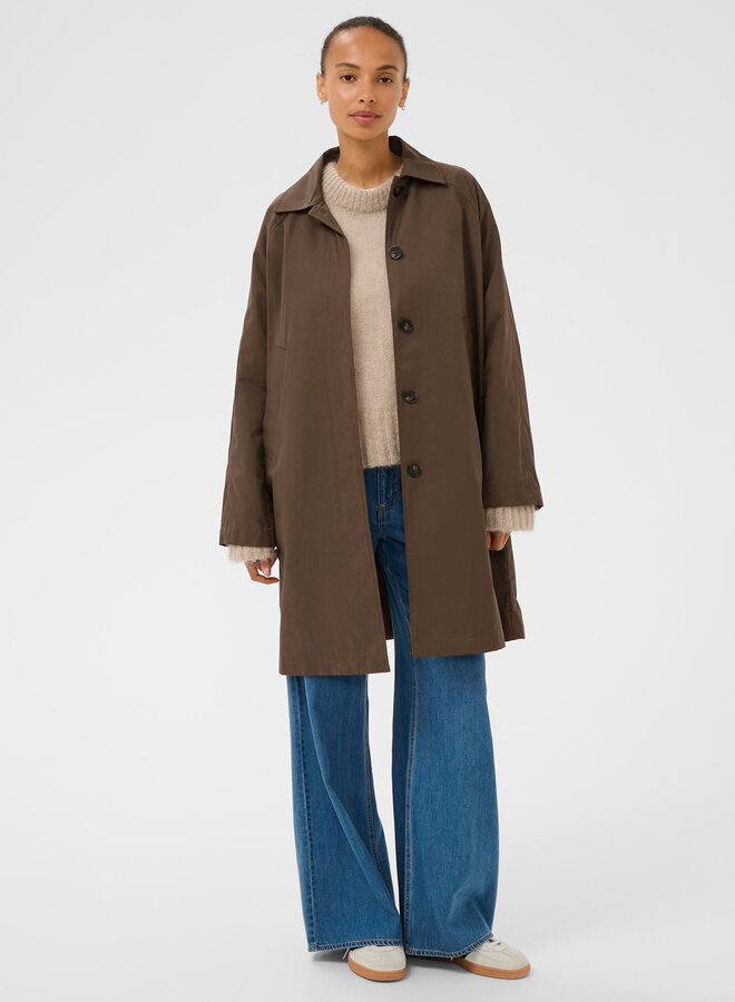 Trench Part Two Ettie brun chocolat
