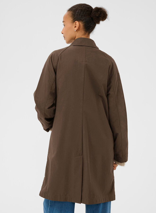 Trench Part Two Ettie brun chocolat