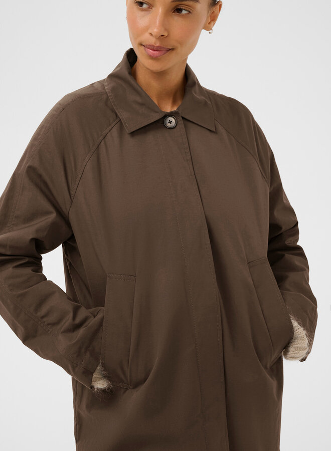 Trench Part Two Ettie brun chocolat