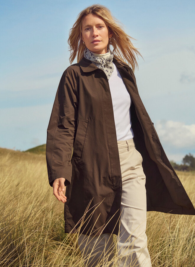 Trench Part Two Ettie brun chocolat