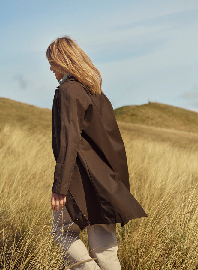 Trench Part Two Ettie brun chocolat