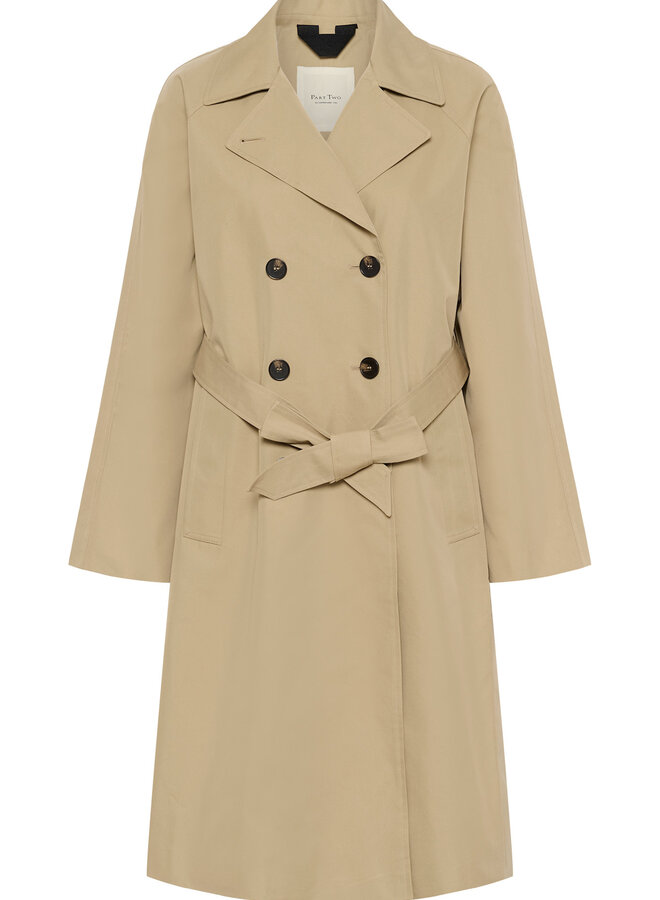 Trench Part Two Aubrie beige travertin