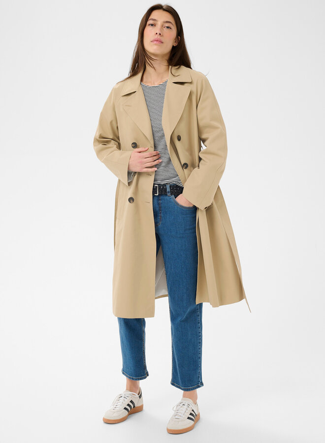 Trench Part Two Aubrie beige travertin