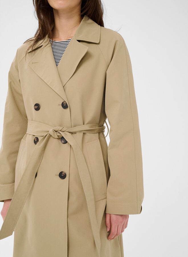 Trench Part Two Aubrie beige travertin