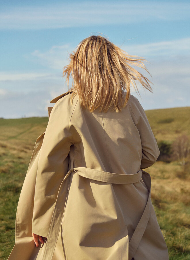 Trench Part Two Aubrie beige travertin