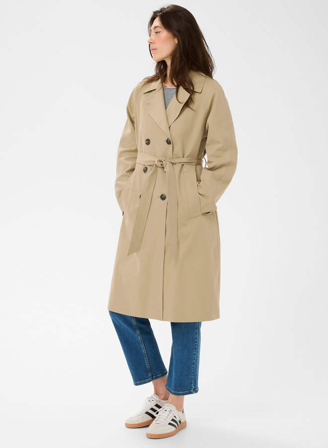 Trench Part Two Aubrie beige travertin