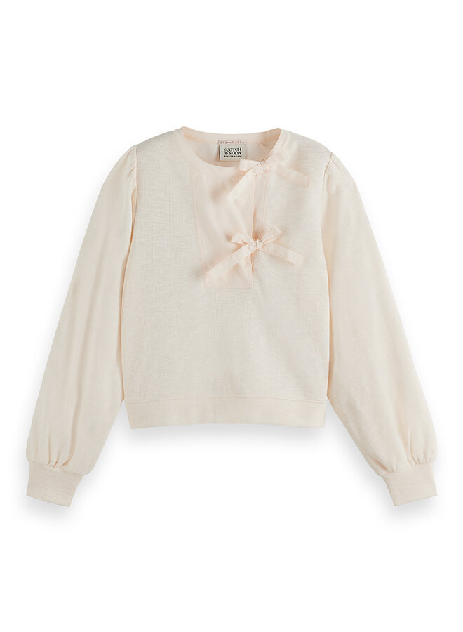 Chandail Scotch & Soda avec boucles écru