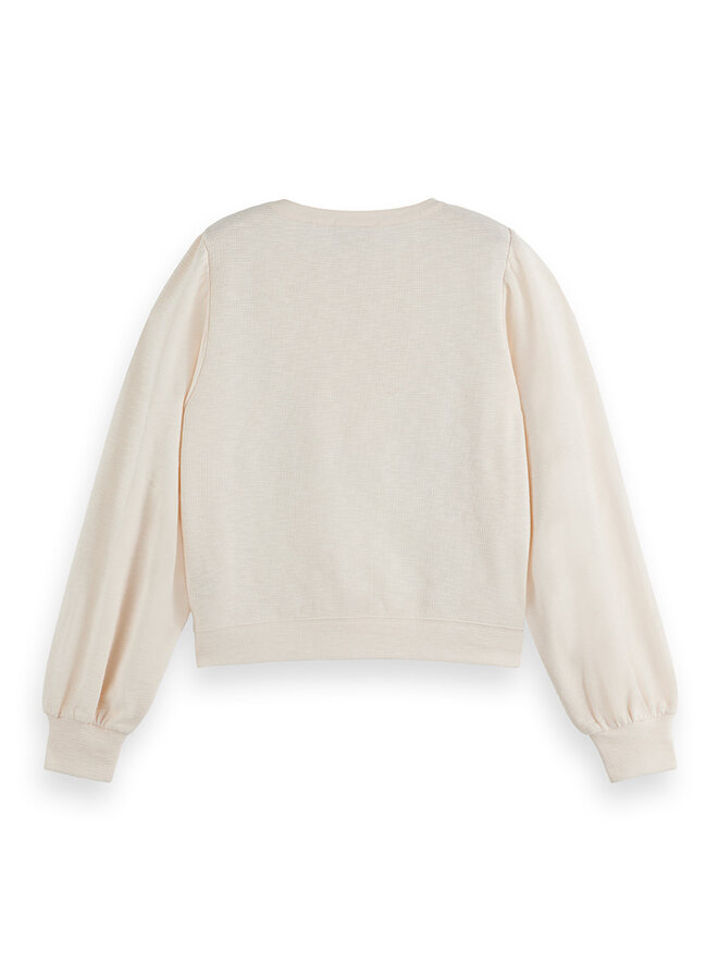 Chandail Scotch & Soda avec boucles écru