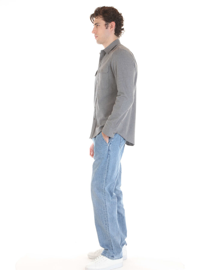 Chemise Michael Kors en flanelle grise pâle