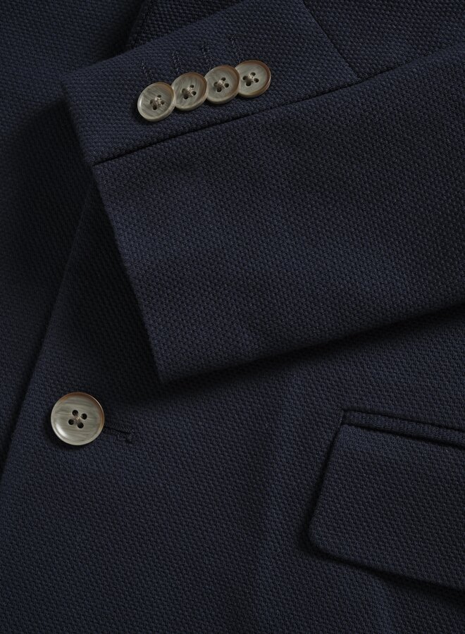 Veston Matinique George en jersey bleu marine