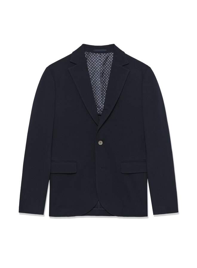 Veston Matinique George en jersey bleu marine