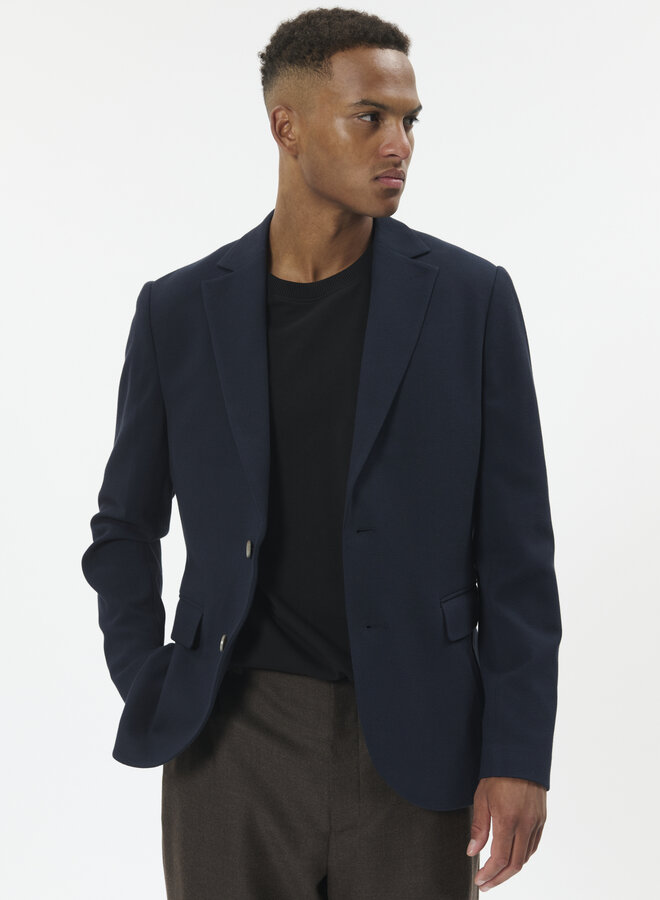 Veston Matinique George en jersey bleu marine