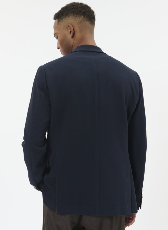 Veston Matinique George en jersey bleu marine