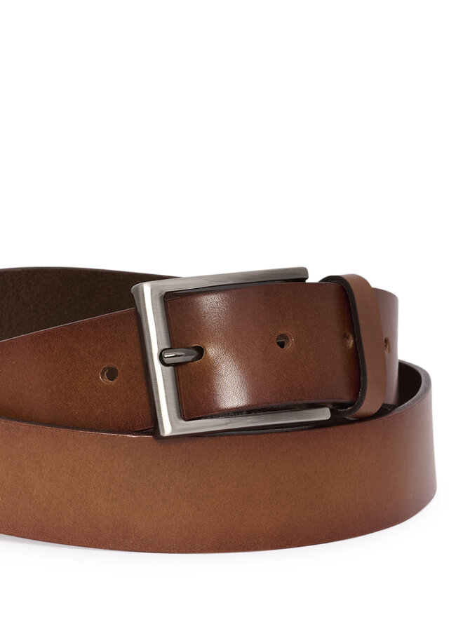 Ceinture Matinique Zande en cuir cognac