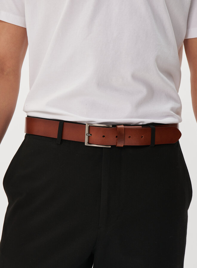Ceinture Matinique Zande en cuir cognac