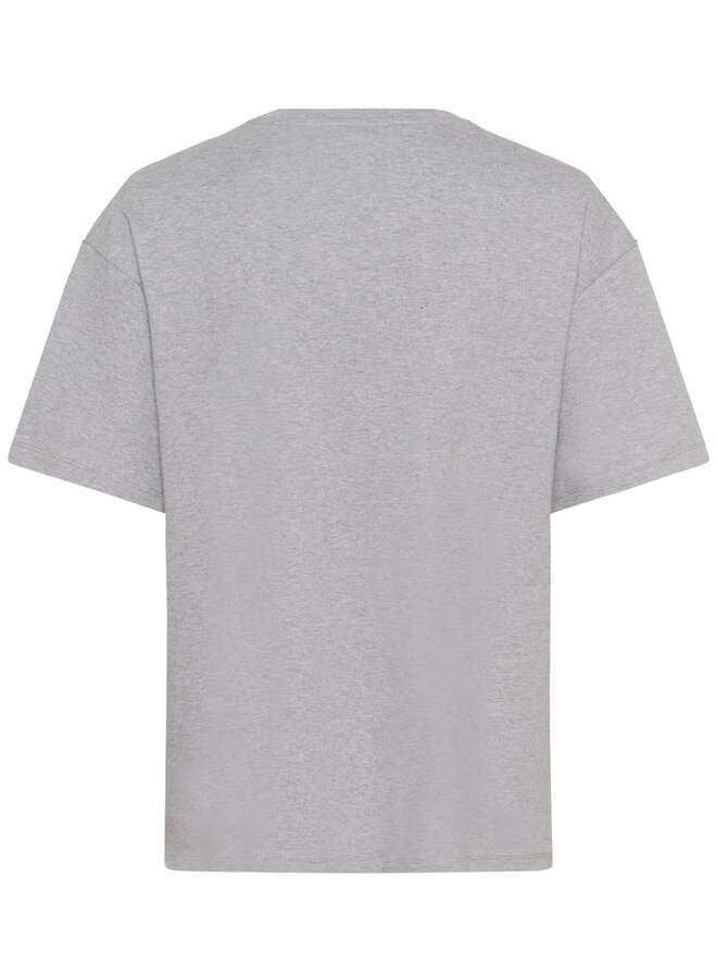 T-shirt Part Two Jamina gris pâle mélange