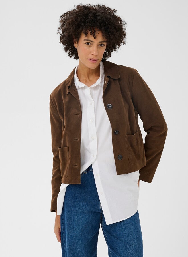 Jacket Part Two Nema en suède tan