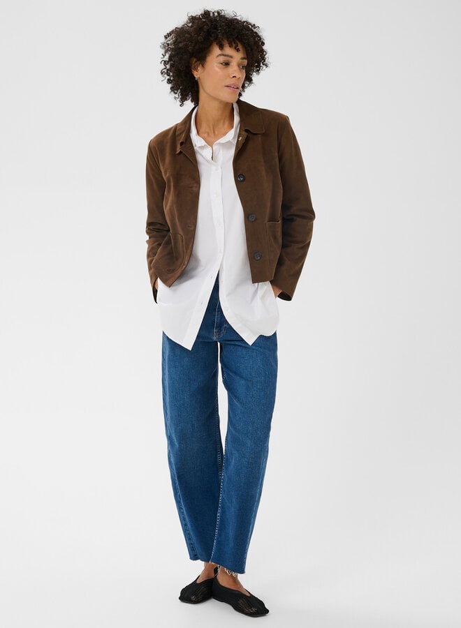 Jacket Part Two Nema en suède tan