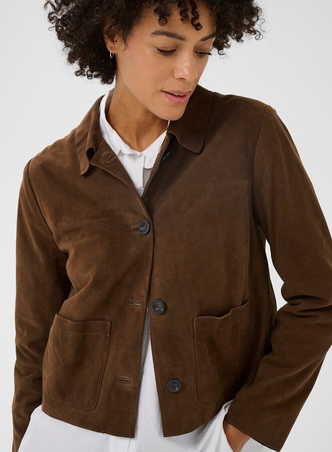 Jacket Part Two Nema en suède tan