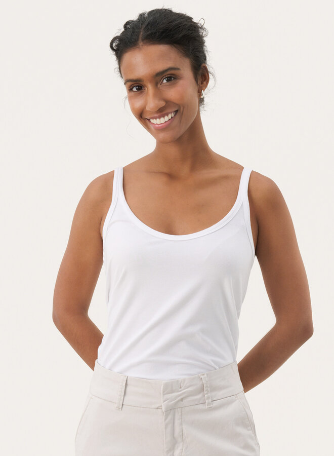 Camisole Part Two Nelie à bretelles blanche