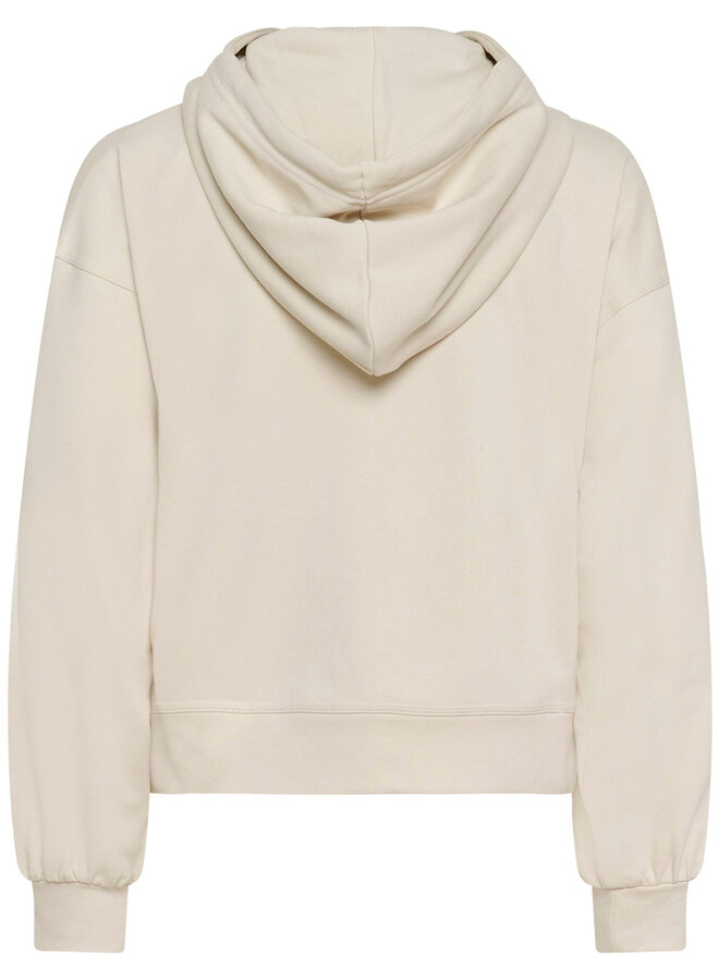 Cardigan Part Two Aliana molletonné à capuche beige mastic