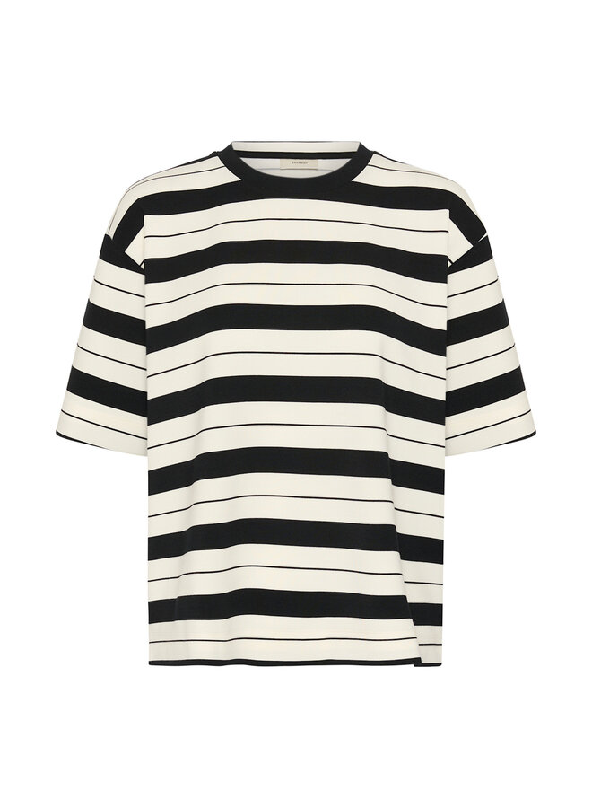 Chandail InWear Pannie surdimensionné rayé écru & noir