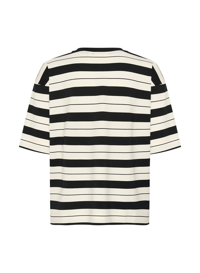 Chandail InWear Pannie surdimensionné rayé écru & noir
