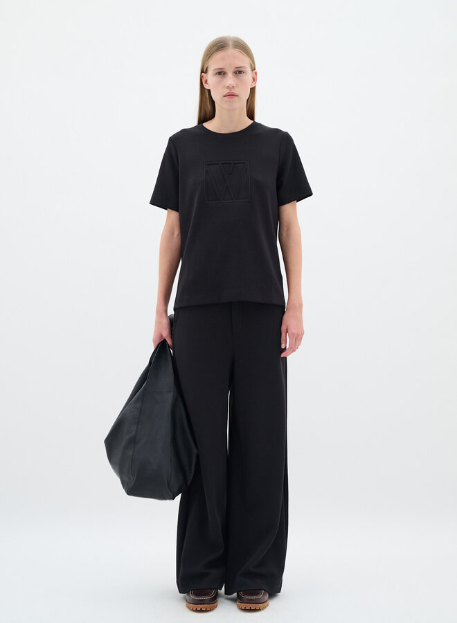 Pantalon InWear Gincette à jambes larges noir