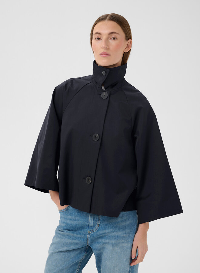 Trench InWear Hinona Cape court bleu marine