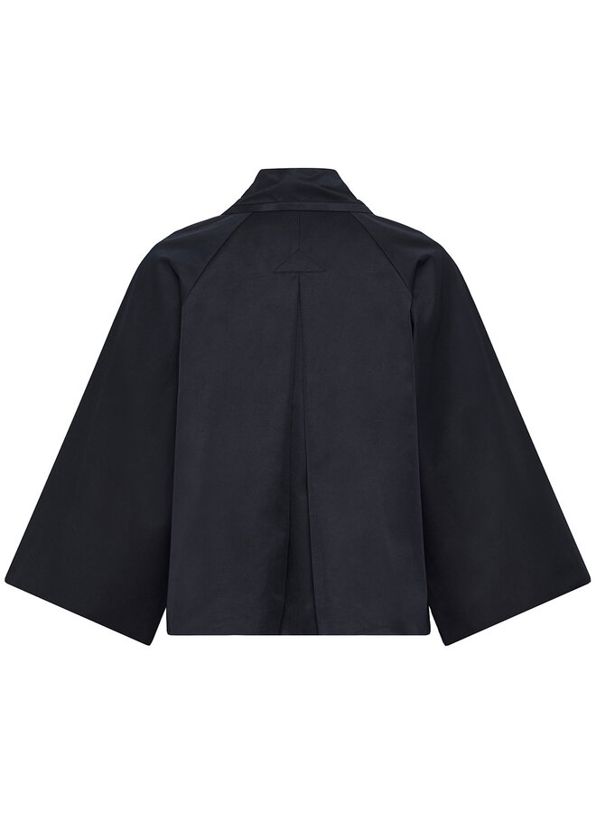 Trench InWear Hinona Cape court bleu marine
