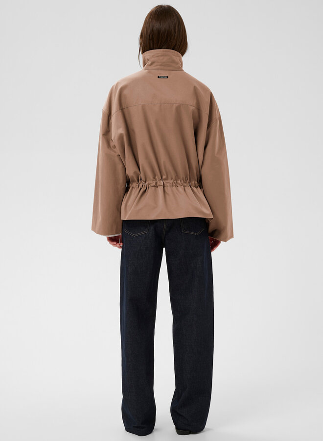 Manteau InWear Gracelynn à col montant brun cannelle