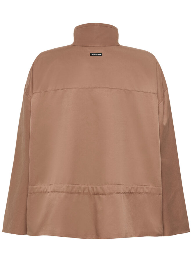 Manteau InWear Gracelynn à col montant brun cannelle