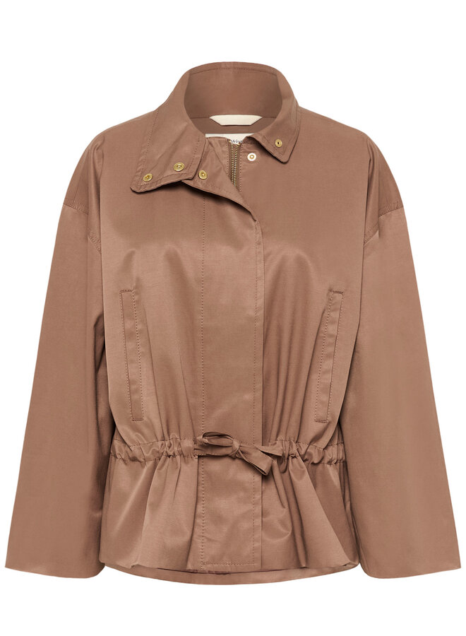 Manteau InWear Gracelynn à col montant brun cannelle