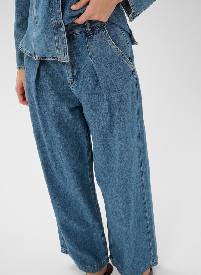 Jeans InWear Dophina à jambes larges bleu délavé