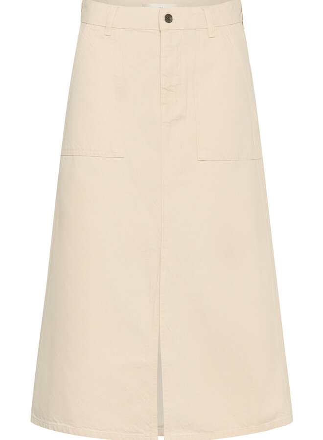 Jupe midi InWear Dilys beige écrue