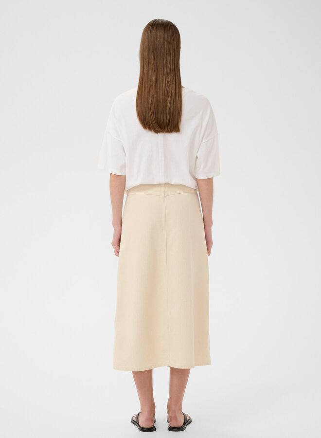 Jupe midi InWear Dilys beige écrue