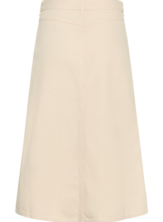 Jupe midi InWear Dilys beige écrue